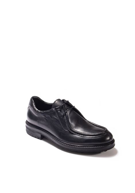 Black grained lace-up JEROLD WILTON | 674GRAINED-NERO